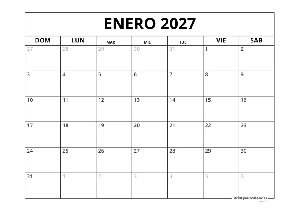 1. enero 2027